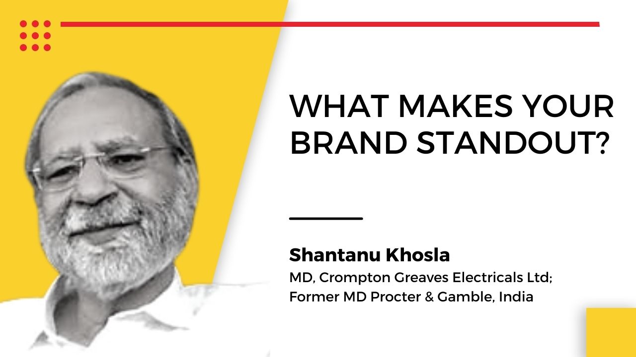 Shantanu Khosla, MD, Crompton Greaves Electricals Ltd; Former MD Procter & Gamble, India