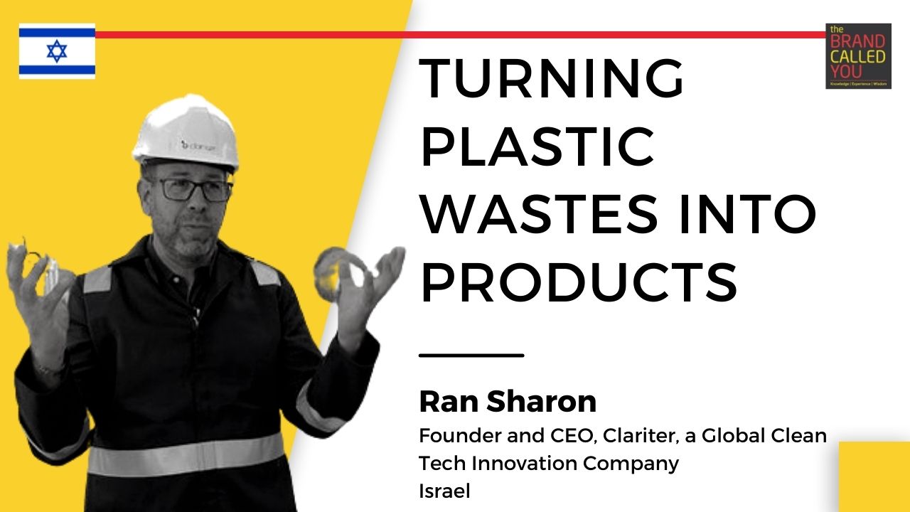 Ran Sharon, Founder and CEO, Clariter, a Global Clean Tech Innovation Company