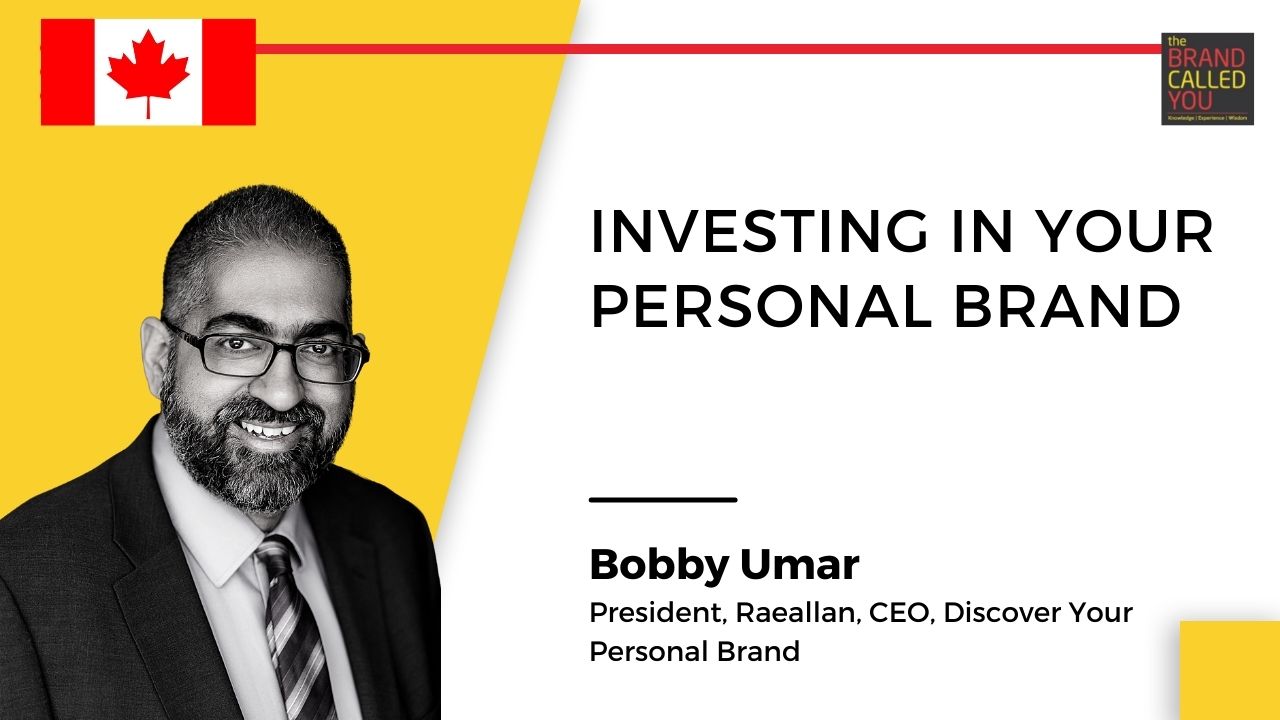 Bobby Umar, President, Raeallan, CEO, Discover Your Personal Brand