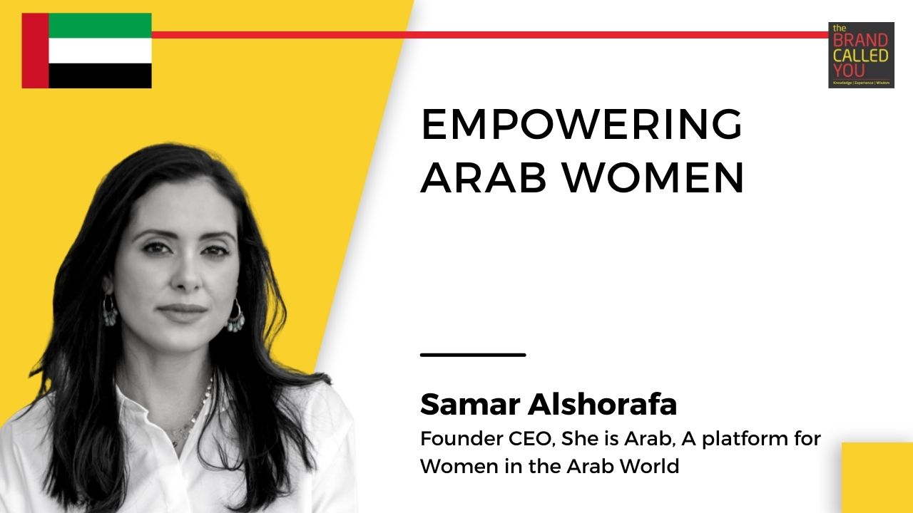 Samar Alshorafa, Founder CEO, She is Arab, A platform for Women in the Arab World