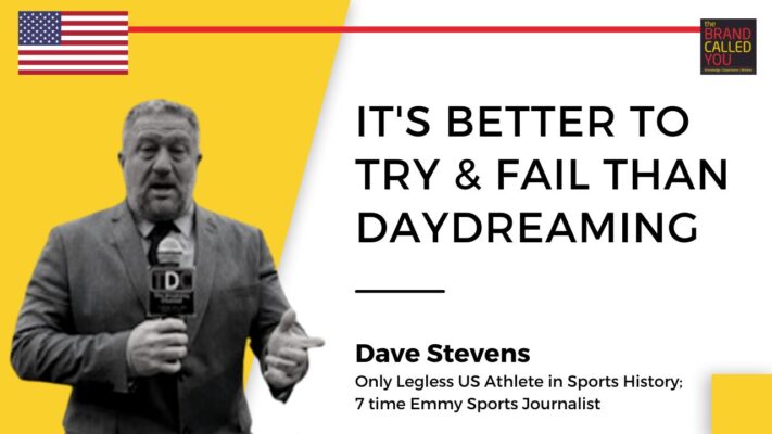 Dave Stevens is an athlete and a 7-time Emmy Award-winning sports broadcasting professional. Stevens, a congenital amputee, is the only athlete ever to play college football or minor league baseball without legs.