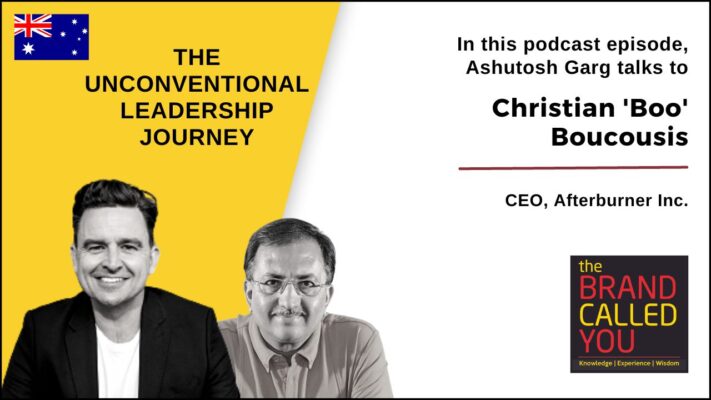 Christian ‘Boo’ Boucousis is the CEO of Afterburner Inc.
He is a former fighter pilot turned business founder, author, and speaker.