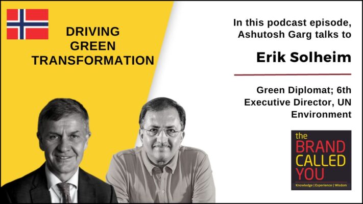 Erik is a green diplomat.
He is the sixth Executive Director of the UN Environment.