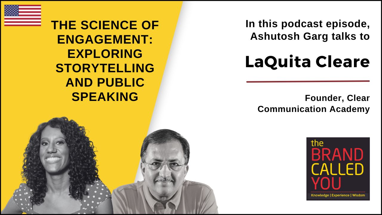 LaQuita is the Founder of Clear Communication Academy.
She is a global speaker and a public speaking and storytelling magician for leaders and companies.