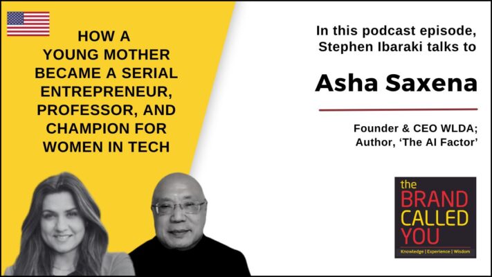 Asha is the founder and CEO at WLDA.
She is the Best Selling Author of The AI Factor.