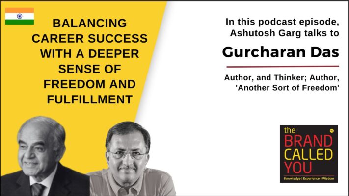 Mr. Das is one of India's most celebrated authors and thinkers. 
He's a former chief executive officer of Procter and Gamble India and managing director of Procter and Gamble Worldwide for strategic planning.