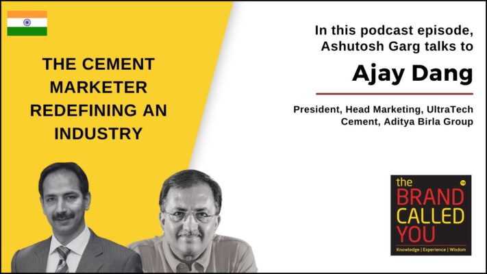 Ajay Dang is the President and Head of Marketing at UltraTech Cement, which is part of the Aditya Birla Group.
He has held senior roles at leading companies like Nestle, Colgate, Palmolive, GE, and HT Media.