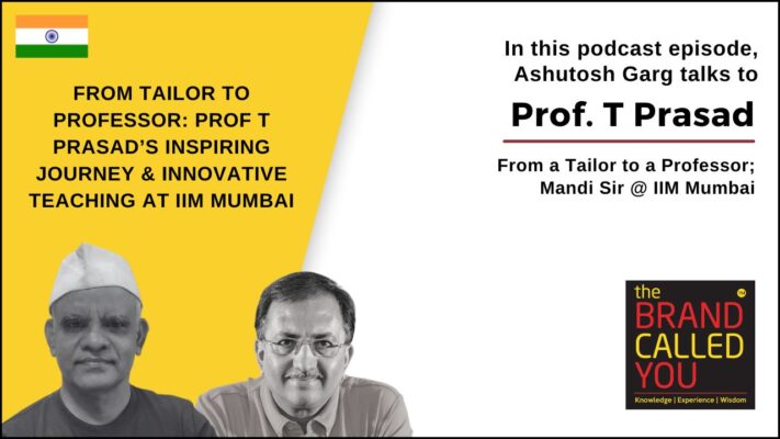 Prof Prasad recounts his humble beginnings as a countryside tailor and the series of crucial turning points (“pivotals”) that defined his life.
He shares missed opportunities—such as turning down ITI admission, teaching posts, and railway jobs—that ultimately kept him on the path to higher education.