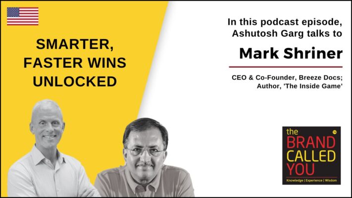 Mark is the CEO and co-founder of Breeze Docs. 
He's the author of a book titled The Inside Game: How to Become a Top Performing Salesperson and Enjoy Every Step of the Way.