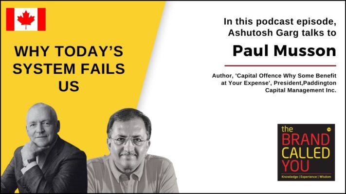 Paul is the president of Paddington Capital Management Incorporated.
He is the author of the book Capital Offence: Why Some Benefit at Your Expense.