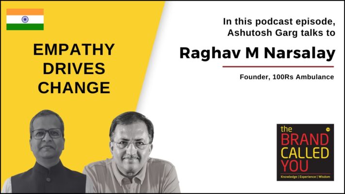 Raghav is the founder of the the 100 Rupees Ambulance.. 
He’s a Partner and Leader at the Research & Insights Hub, India.
