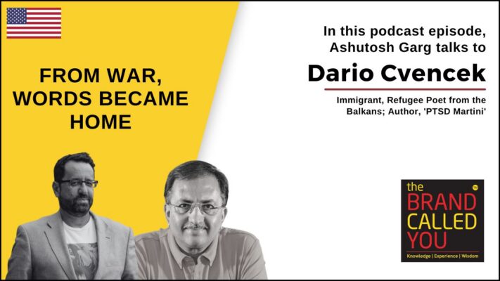 Dario is an immigrant and a refugee poet from the Balkans.
He's an author of a book titled PTSD Martini.