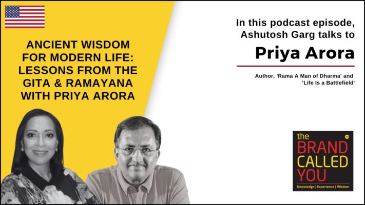 Priya Arora is an author, speaker, and student of Vedic philosophy who connects ancient Indian wisdom with modern life.
With a background in English Literature and experience in banking and technology, she transitioned into spiritual writing inspired by the teachings of the Bhagavad Gita.